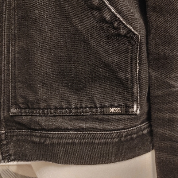 Diesel Black Denim Jacket - Picture 2 of 7